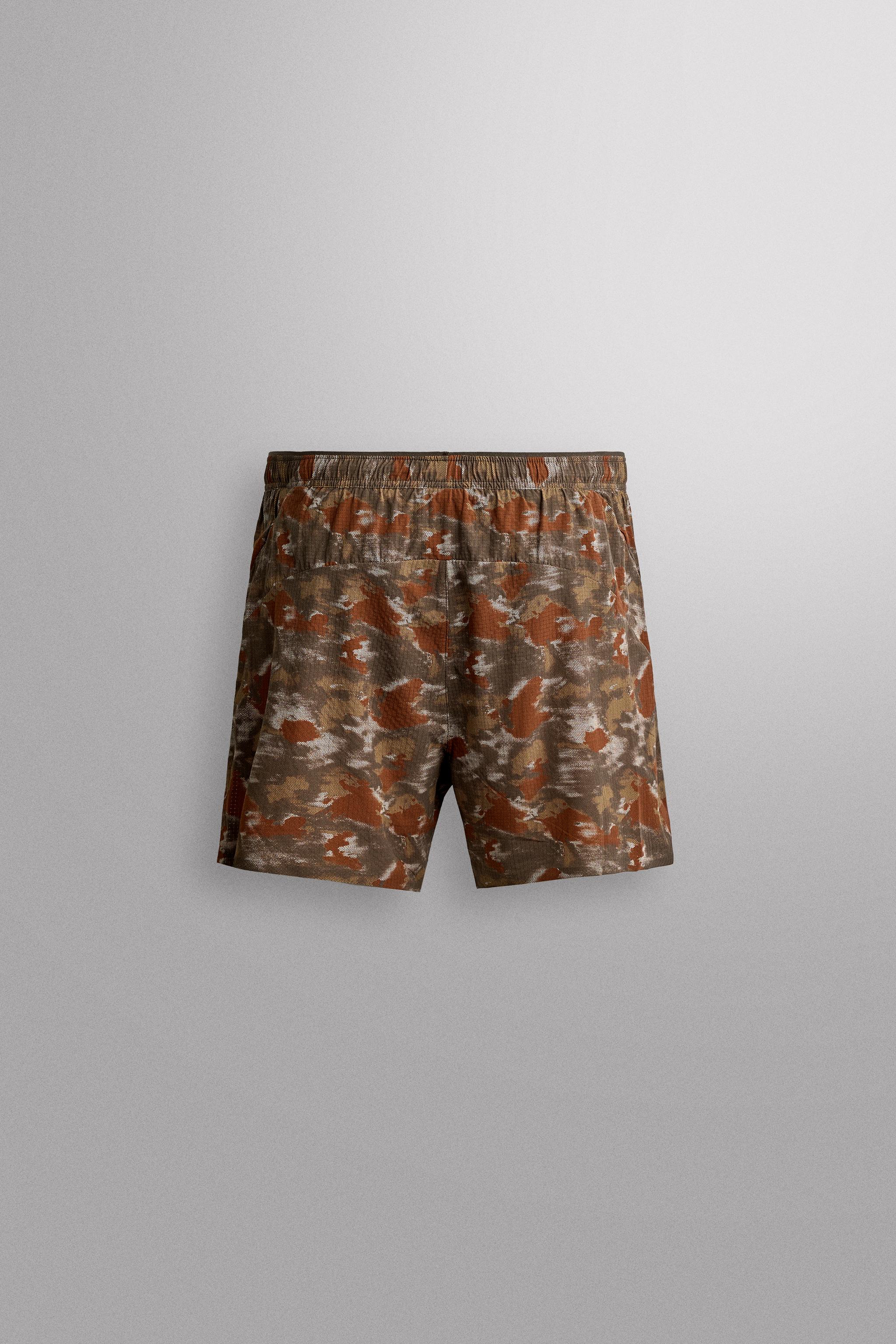 PRINTED 5" RUNNING SHORTS