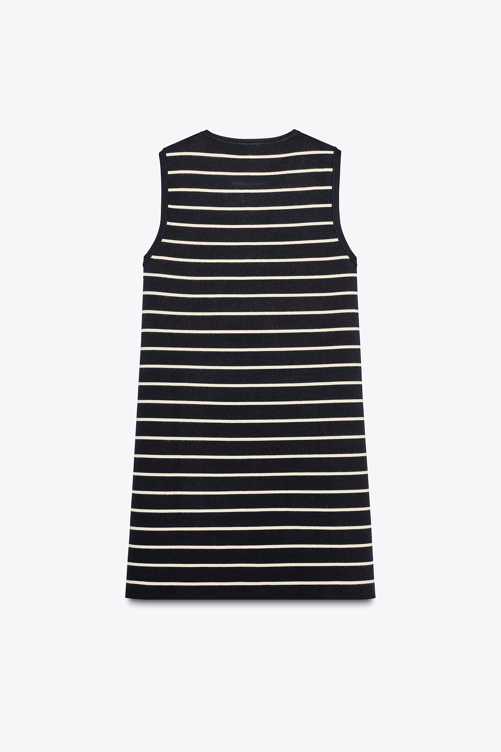 ストライプニット ミニワンピース - ストライプ | ZARA Japan / 日本