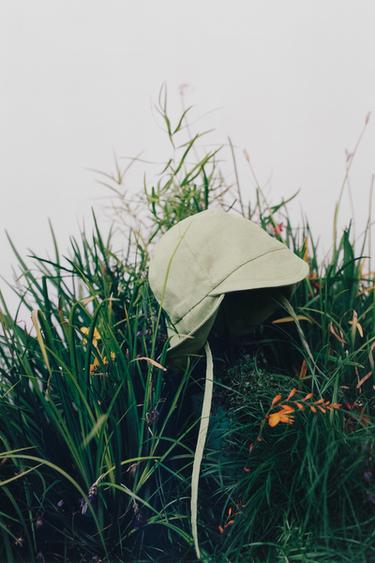 LINEN BLEND HAT - Khaki by Zara - Image 4