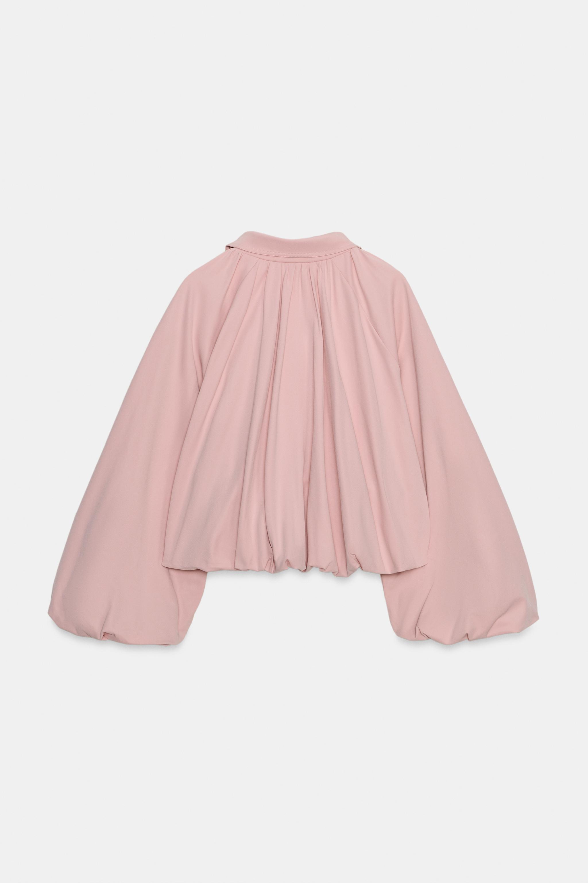 PUFF SLEEVE BOMBER JACKET