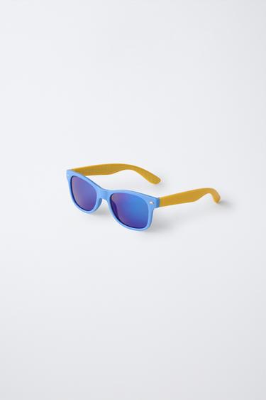 NON-SLIP TEMPLES SUNGLASSES - Light blue by Zara - Image 1