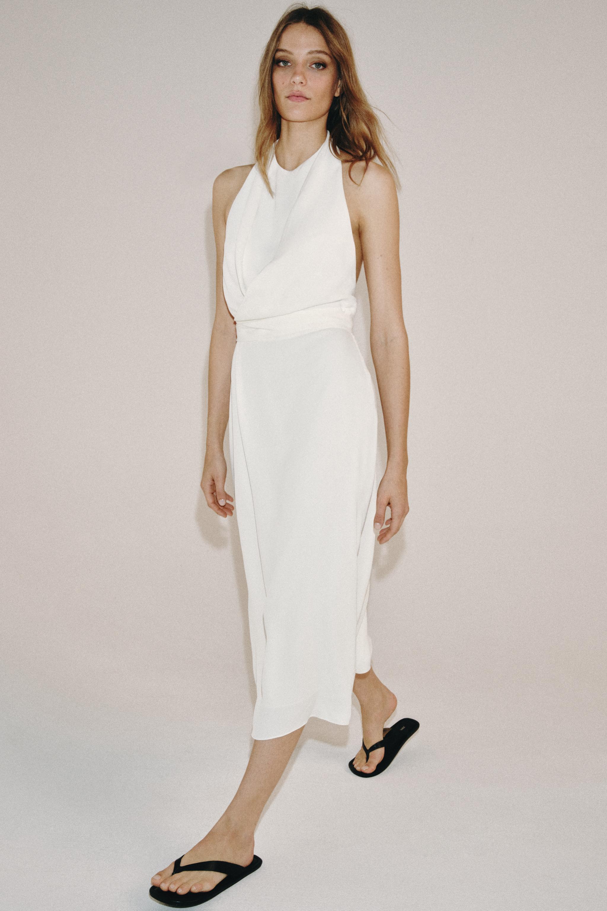 FLOWY HALTER DRESS ZW COLLECTION
