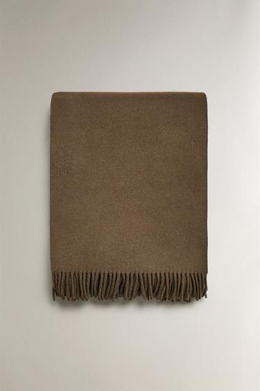 COUVERTURE LAINE - Kaki de Zara - Image 3