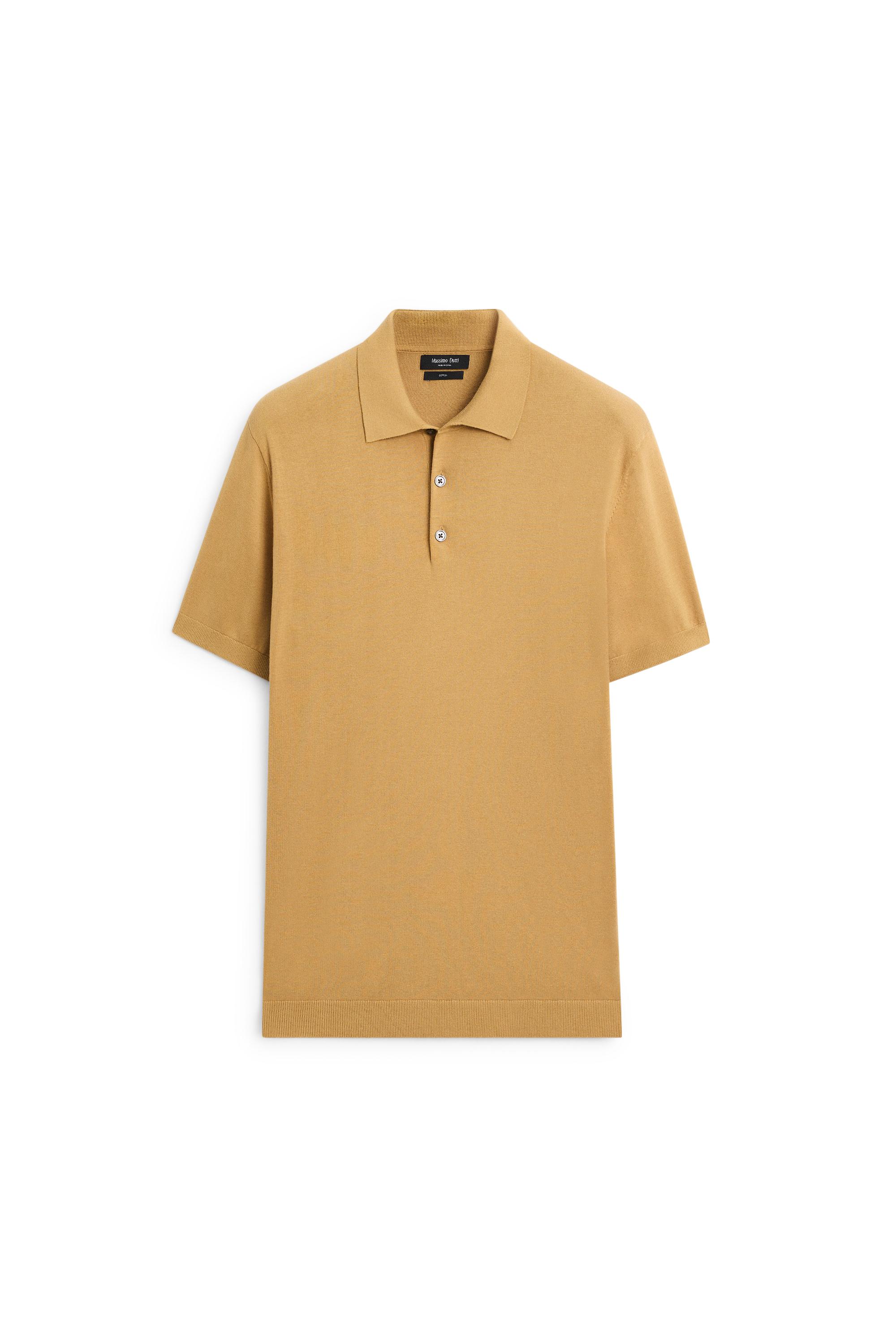 【TENDERLOIN】T-TJ POLO SHT ベージュ　XS 100% cotton knit polo sweater - Mustard | ZARA United States
