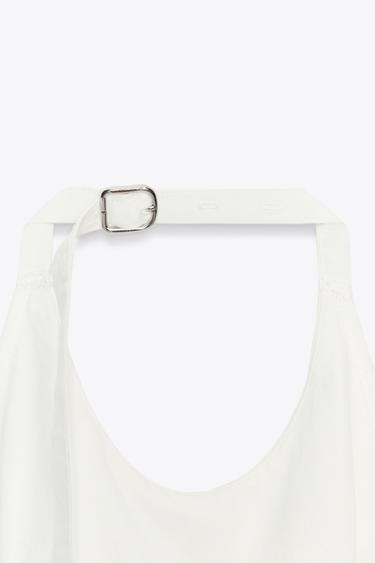 TOP HALTER DOS NU - Blanc de Zara - Image 5