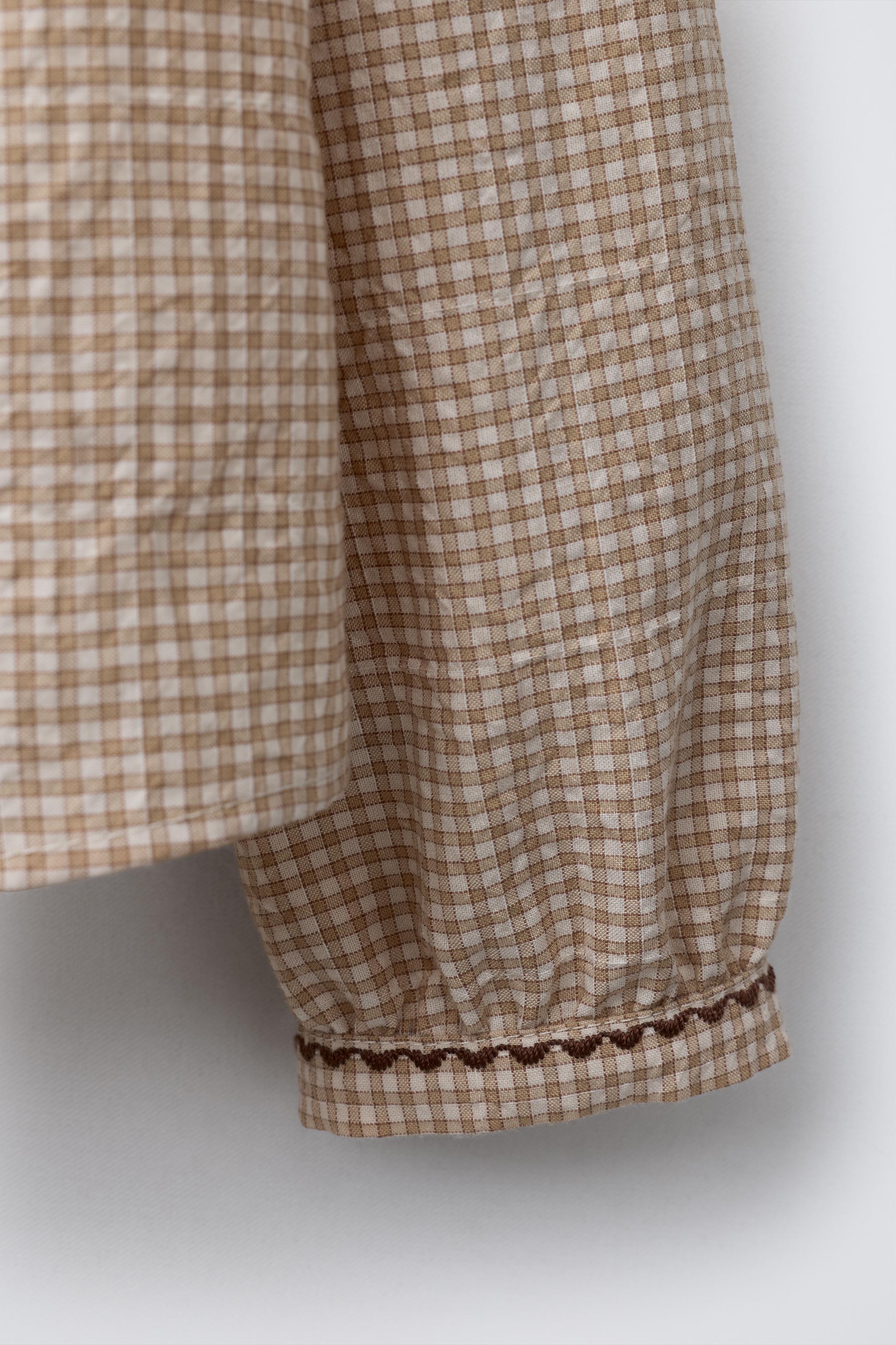 EMBROIDERED PETER PAN COLLAR SHIRT BENSIMON ® X ZARA