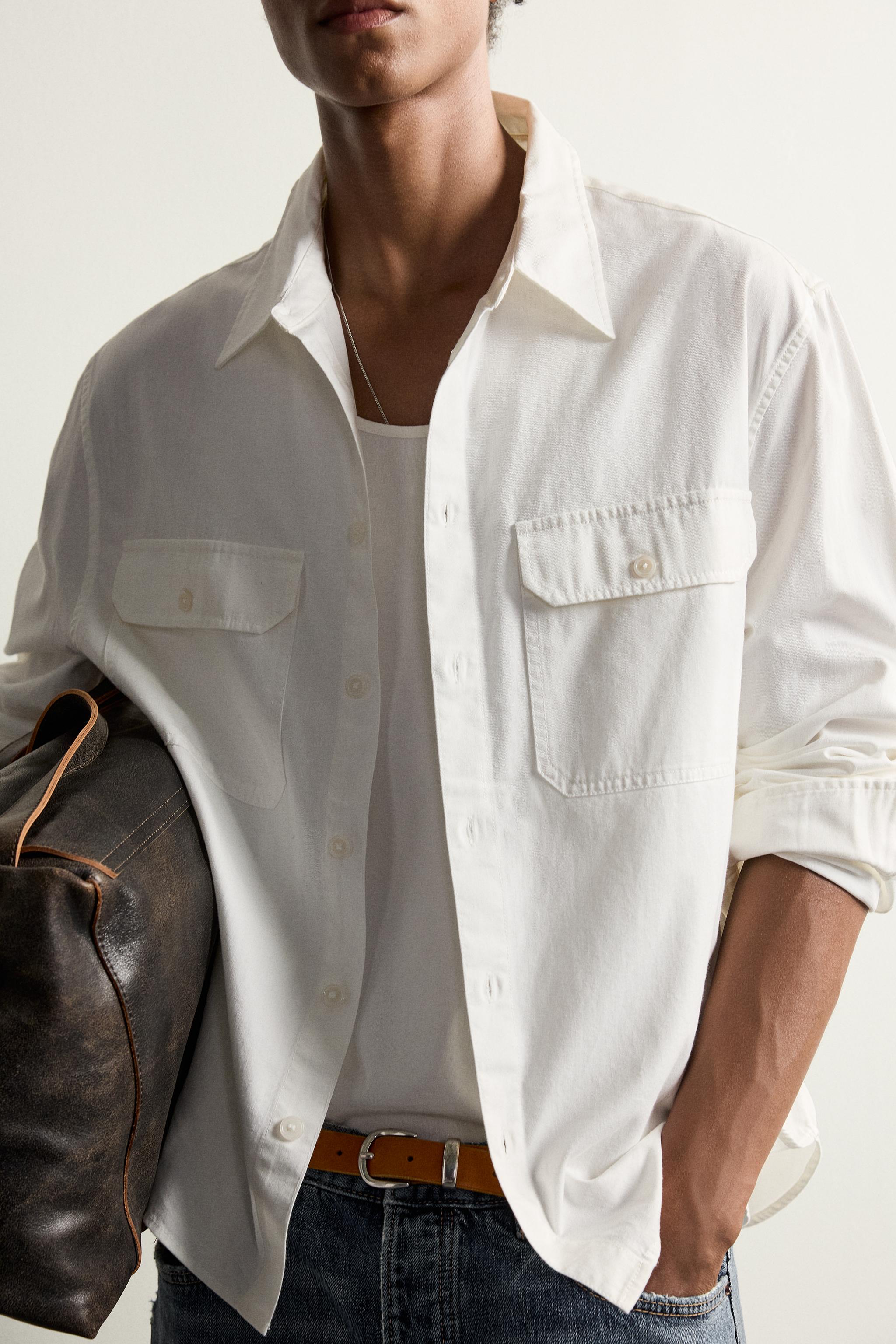 CHEMISE RELAXED FIT POCHES