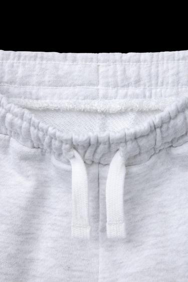 JOGGER TROUSERS WITH SIDE TAPING - Grey marl by Zara