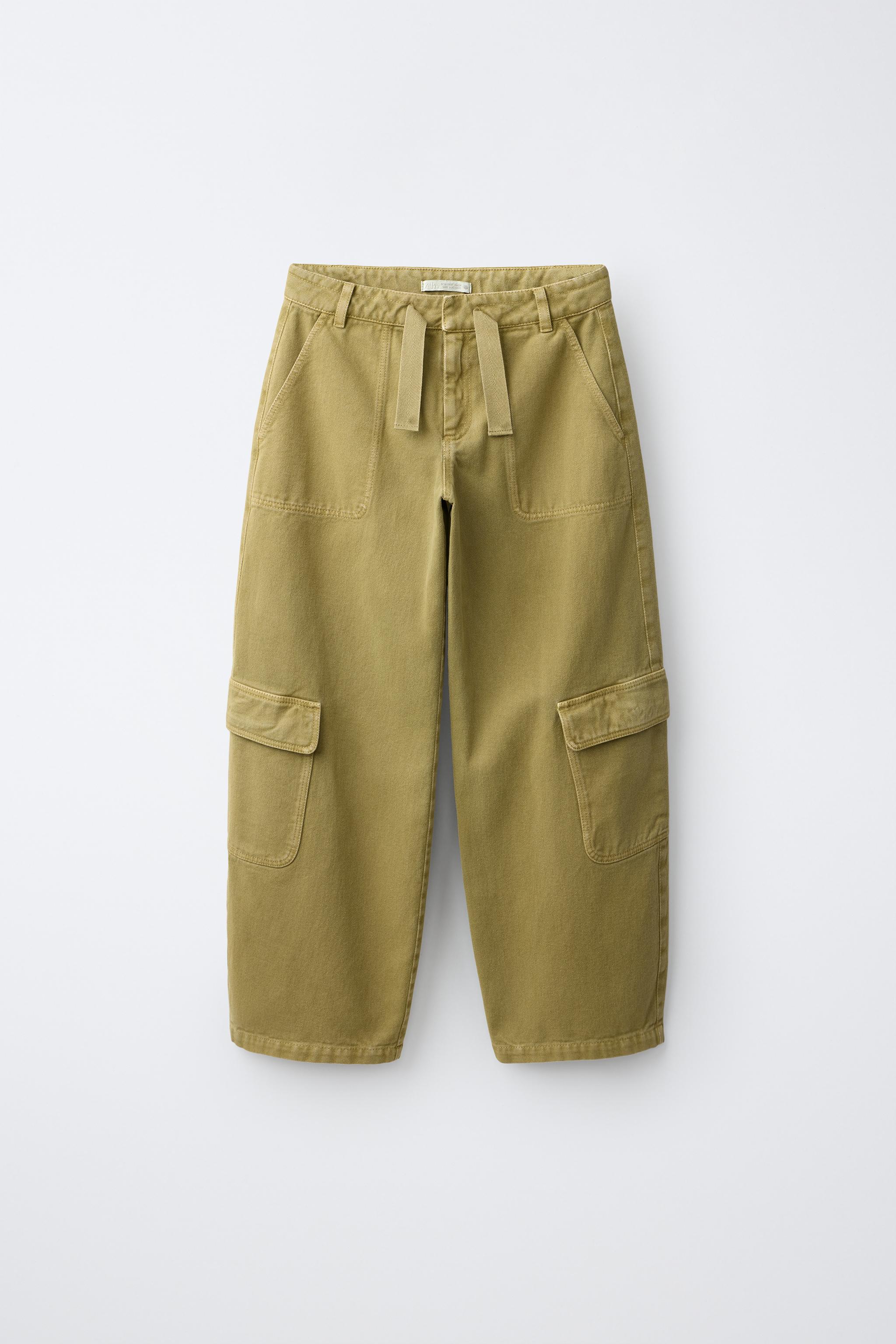 WIDE LEG CARGO PANTS