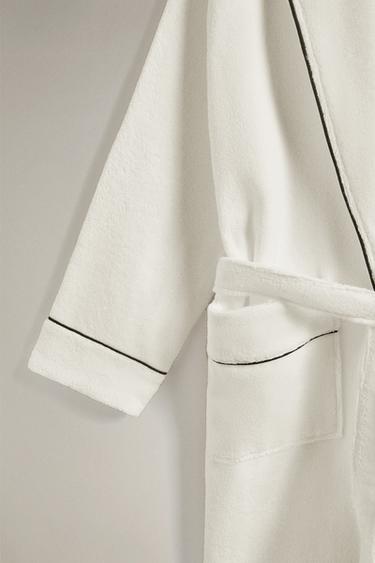 (400 GXM²) PEIGNOIR LISERÉ - Noir de Zara - Image 2