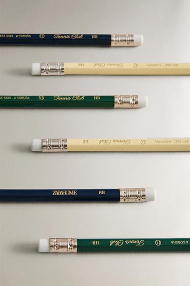 SET OF TENNIS PENCILS (SET OF 6) - Blue green by Zara - Image 4