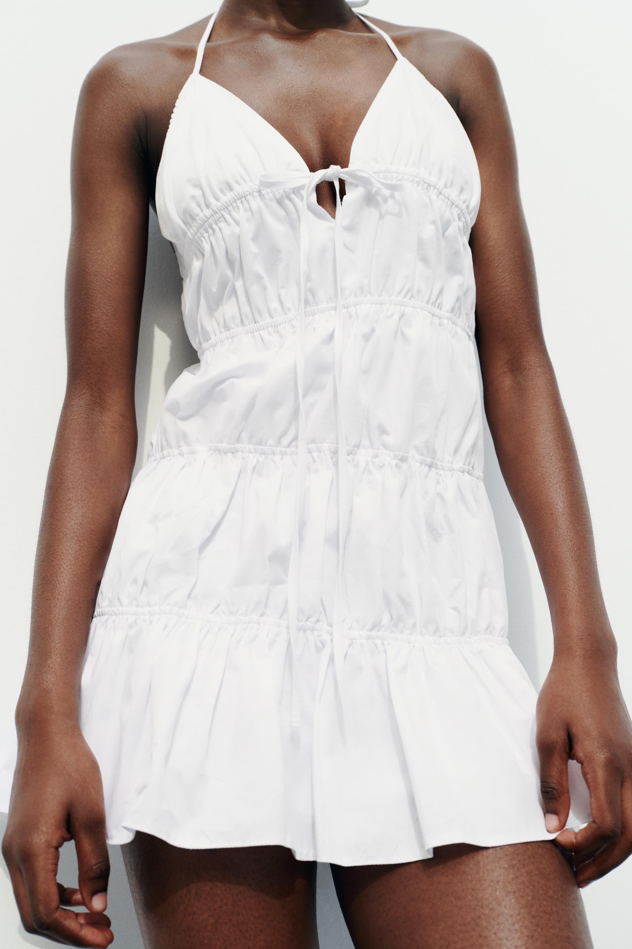 zara trench dress