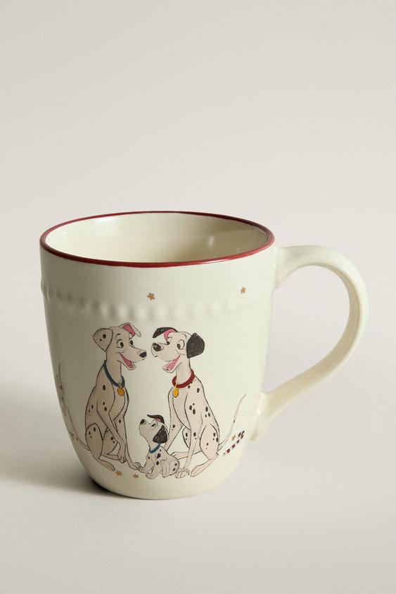 101 DALMATIANS ©DISNEY CHRISTMAS STONEWARE MUG - Multicoloured by Zara - Image 0