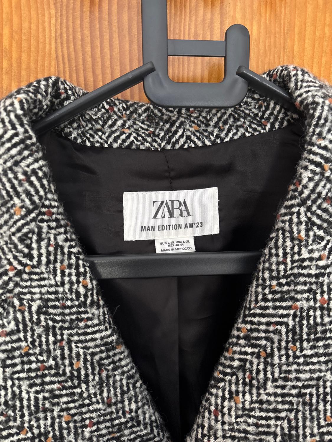 KNICKERBOCKER YARN EFFECT HERRINGBONE TEXTURED JACKET - Image 3