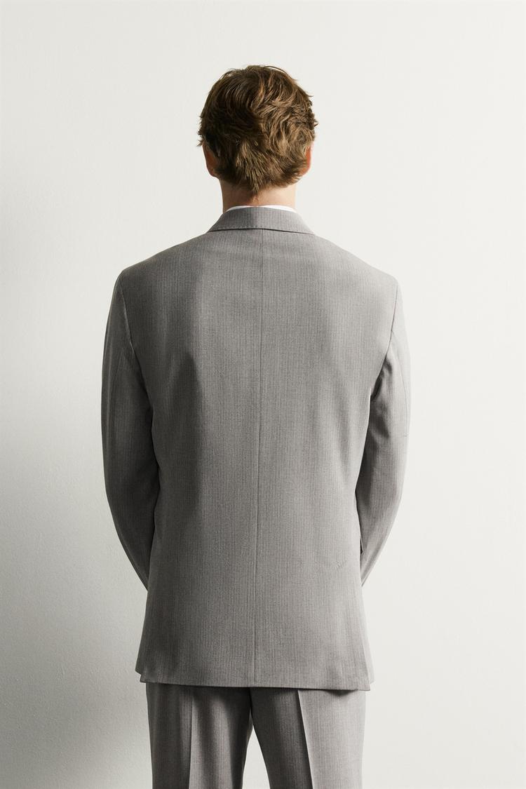 Blazer sastre cruzado a rayas 3