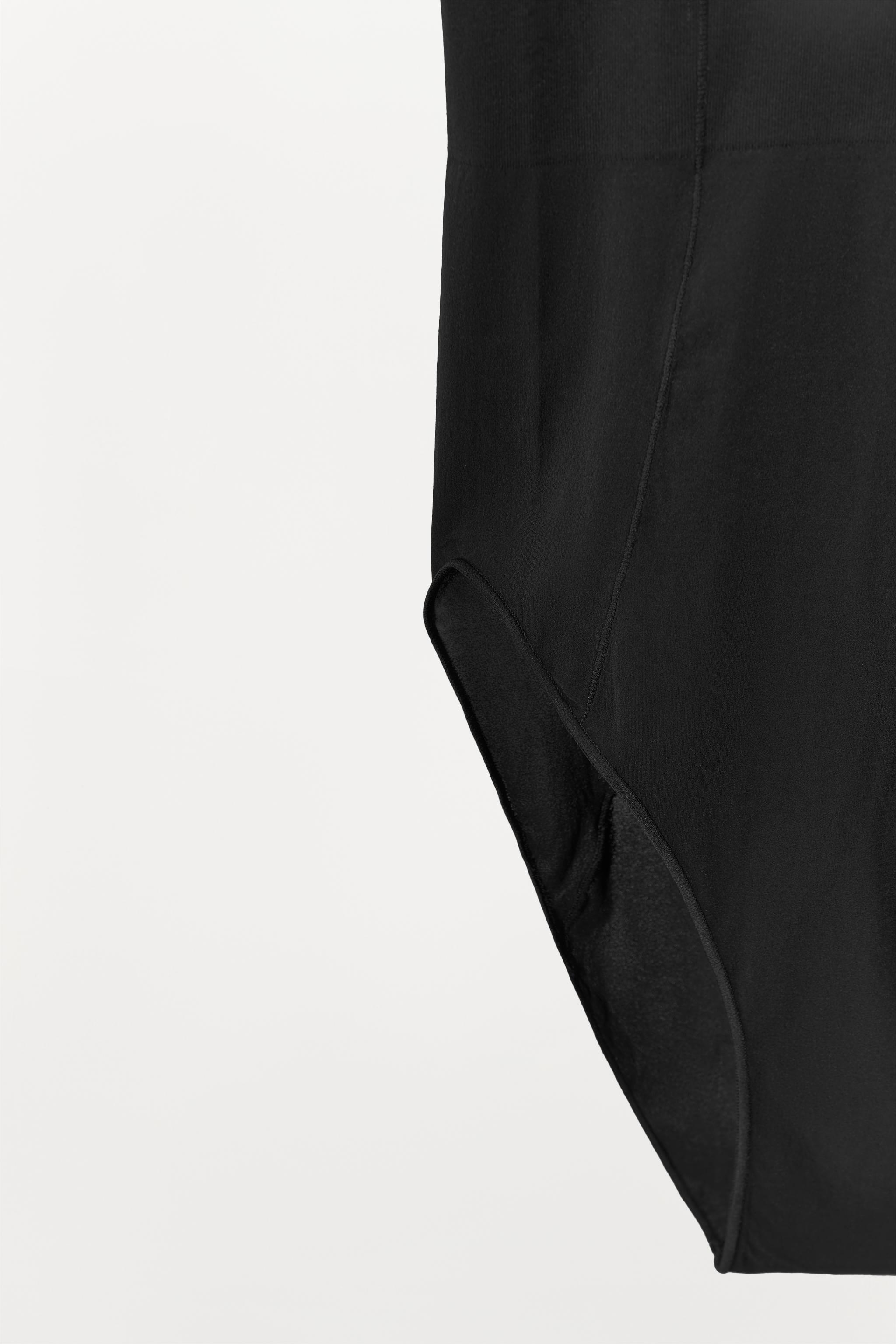 ZARA フィットボディスーツ ステッチ入りストラップ 5919/908 フィットボディスーツ ステッチ入りストラップ - ホワイト