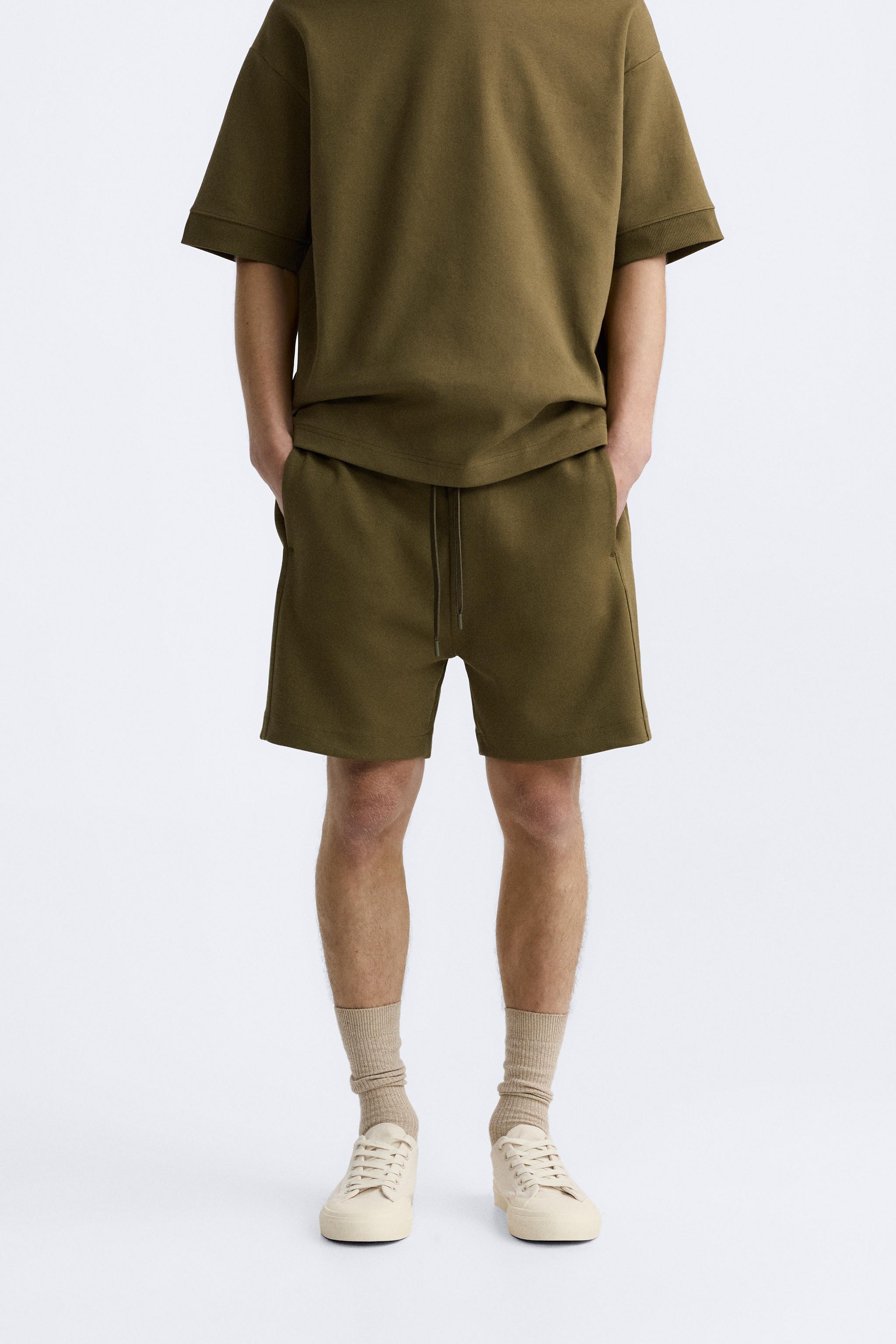 Zara best sale green shorts