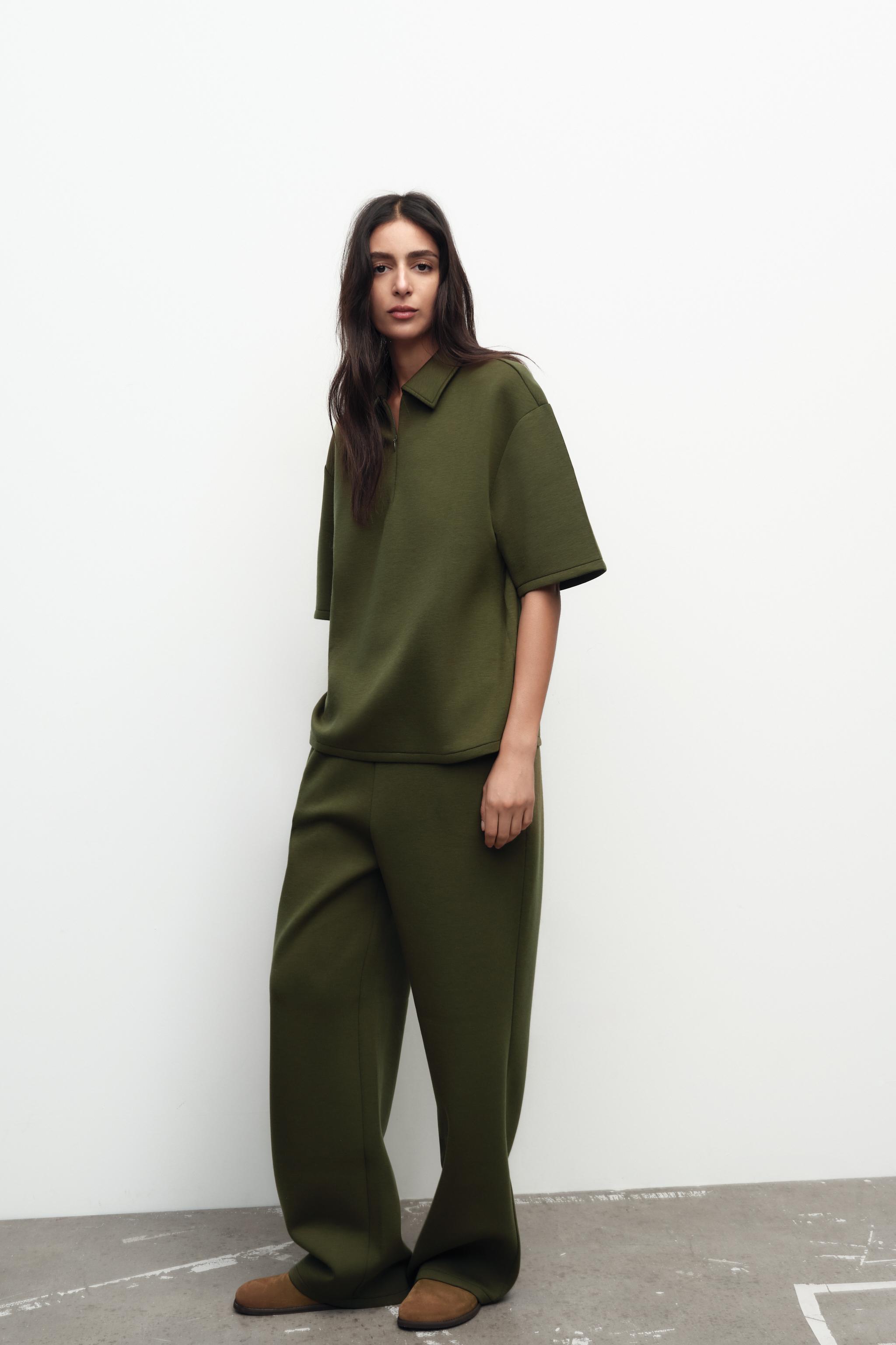 スウェットシャツ クオータージッパー | ZARA 日本