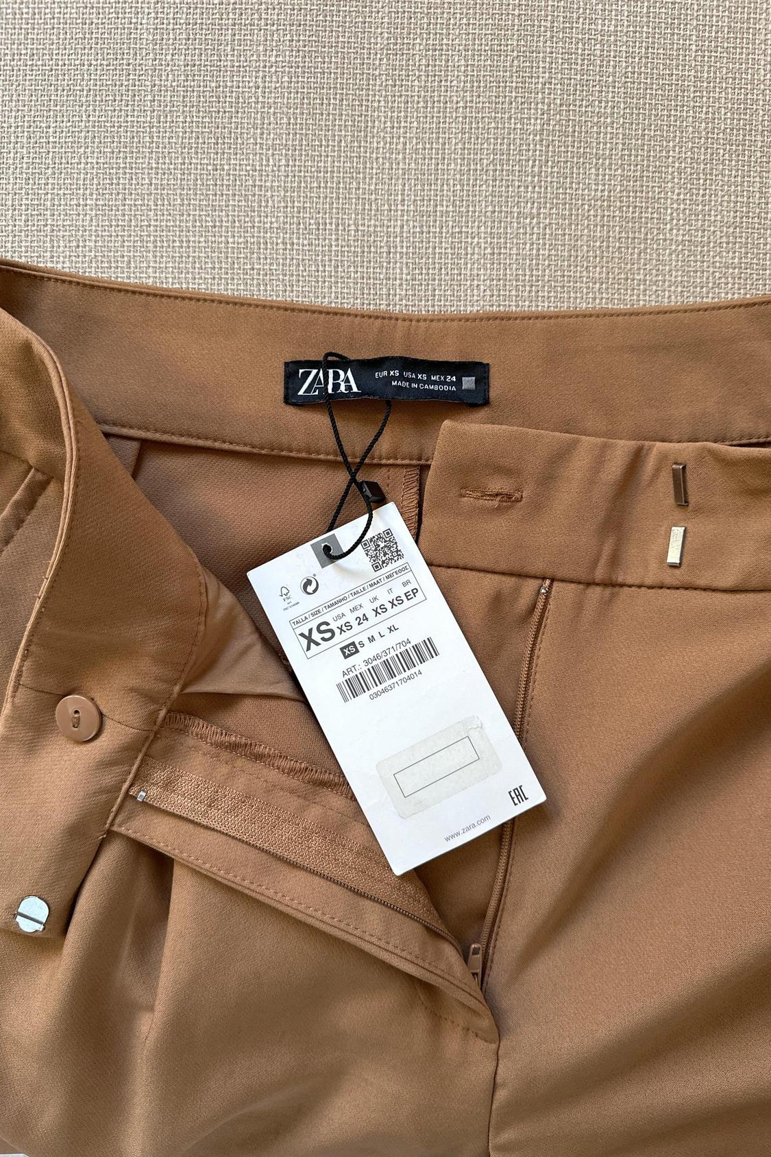 WIDE-LEG TROUSERS WITH TURN-UP HEMS - Image 2