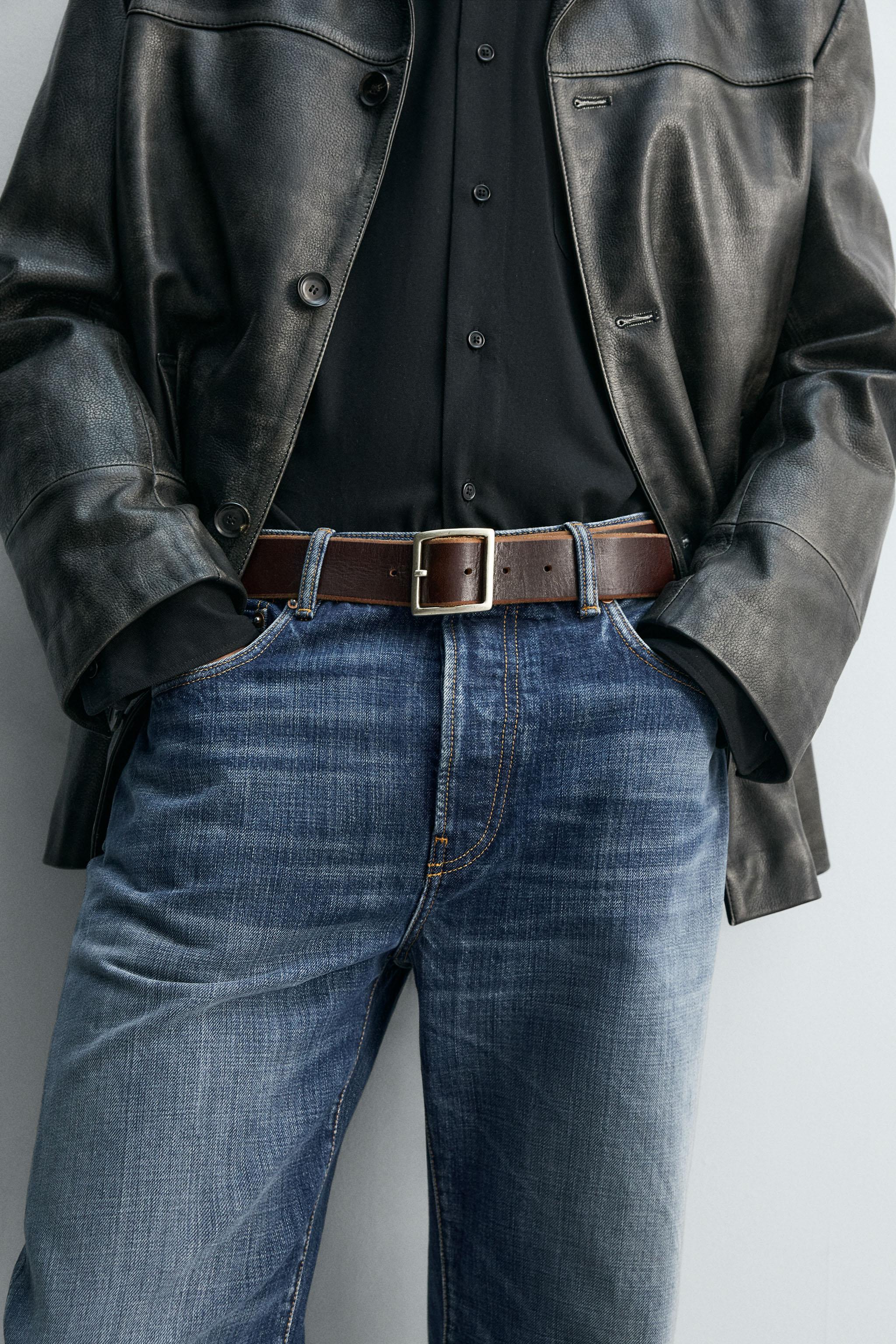 LIMITED EDITION レザーベルト - ブラウン | ZARA Japan / 日本