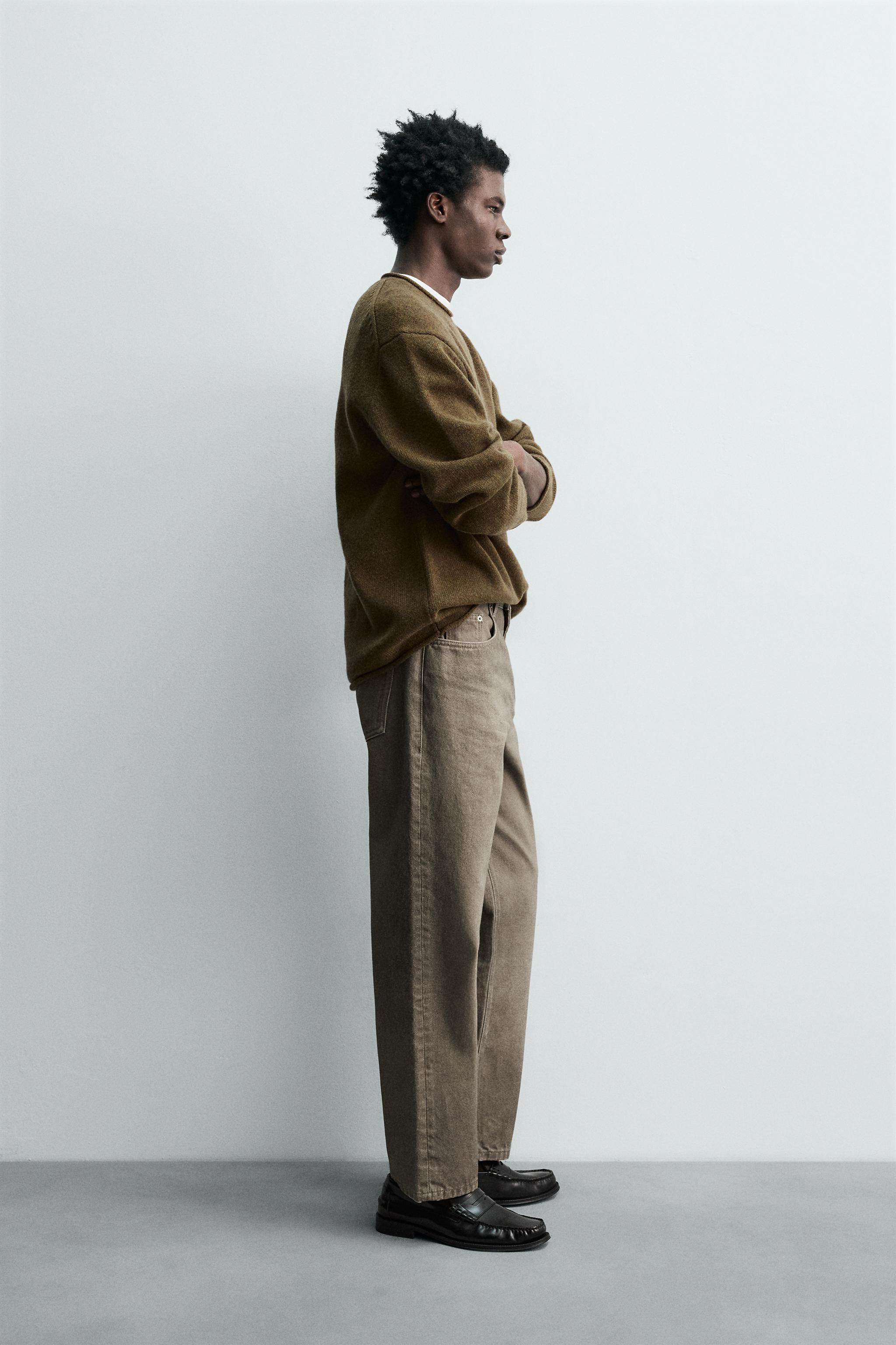 WOOL JUMPER WITH ROLLED FINISHES