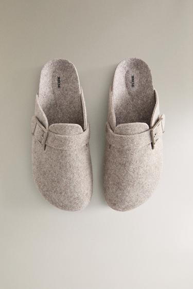 SABOT FEUTRE BOUCLE - Marron de Zara - Image 2