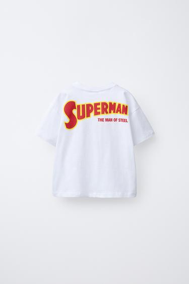 T-SHIRT IMPRIMÉ SUPER MAN ™ DC COMICS © - Blanc de Zara - Image 1