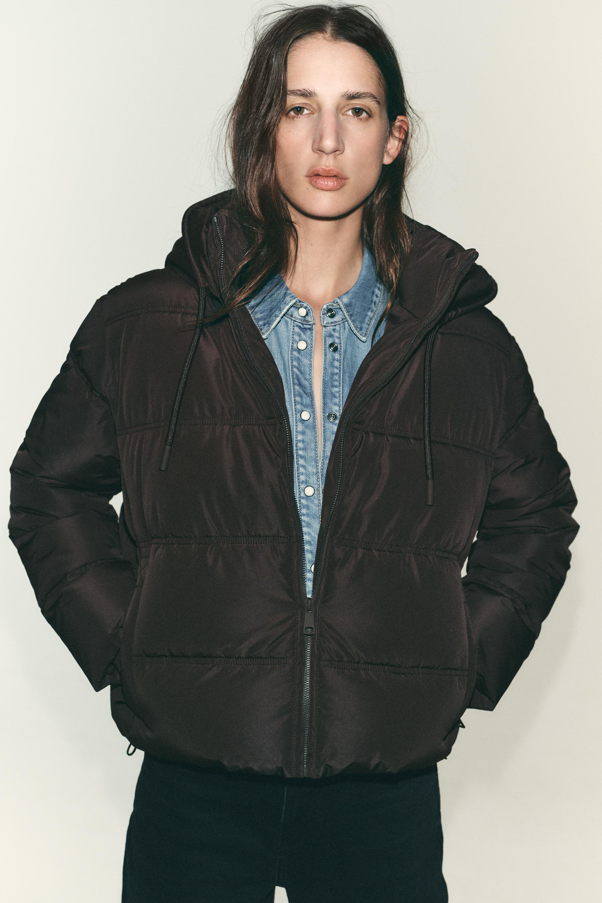 SHORT WATER-REPELLENT WINDPROOF PUFFER ANORAK