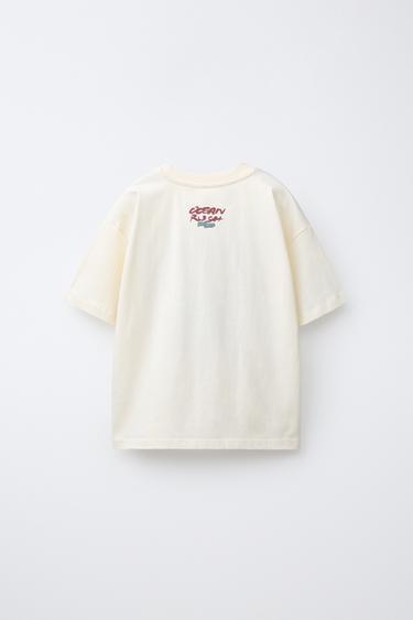 PRINTED T-SHIRT - White by Zara - Image 1