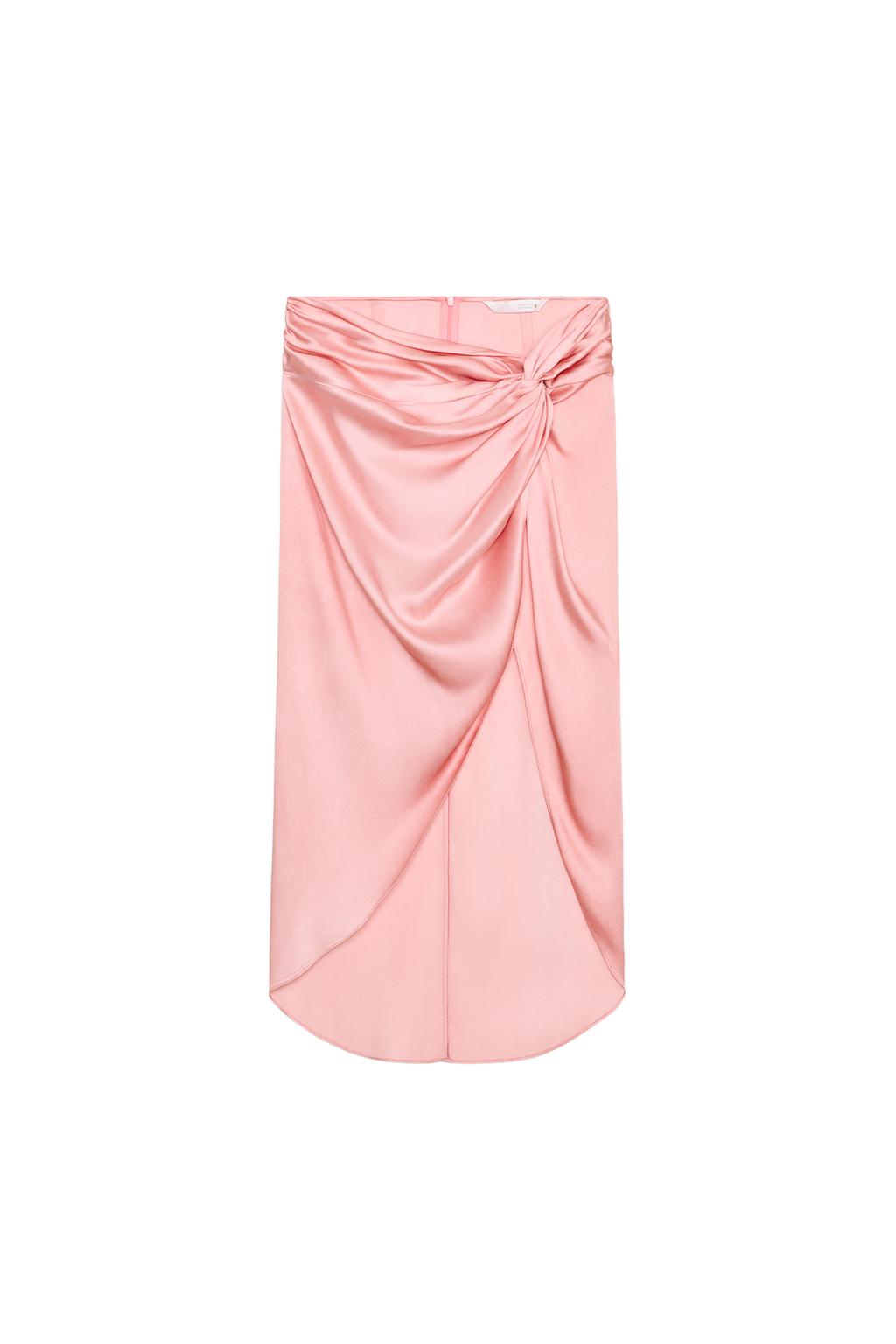ZW COLLECTION DRAPED SATIN SKIRT - image 3
