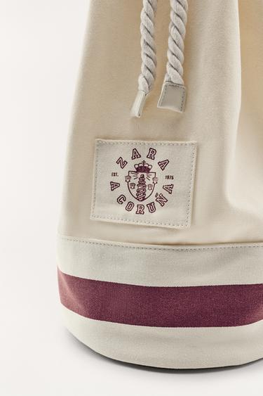 50TH ANNIVERSARY CANVAS BAG - Ecru by Zara - Image 1
