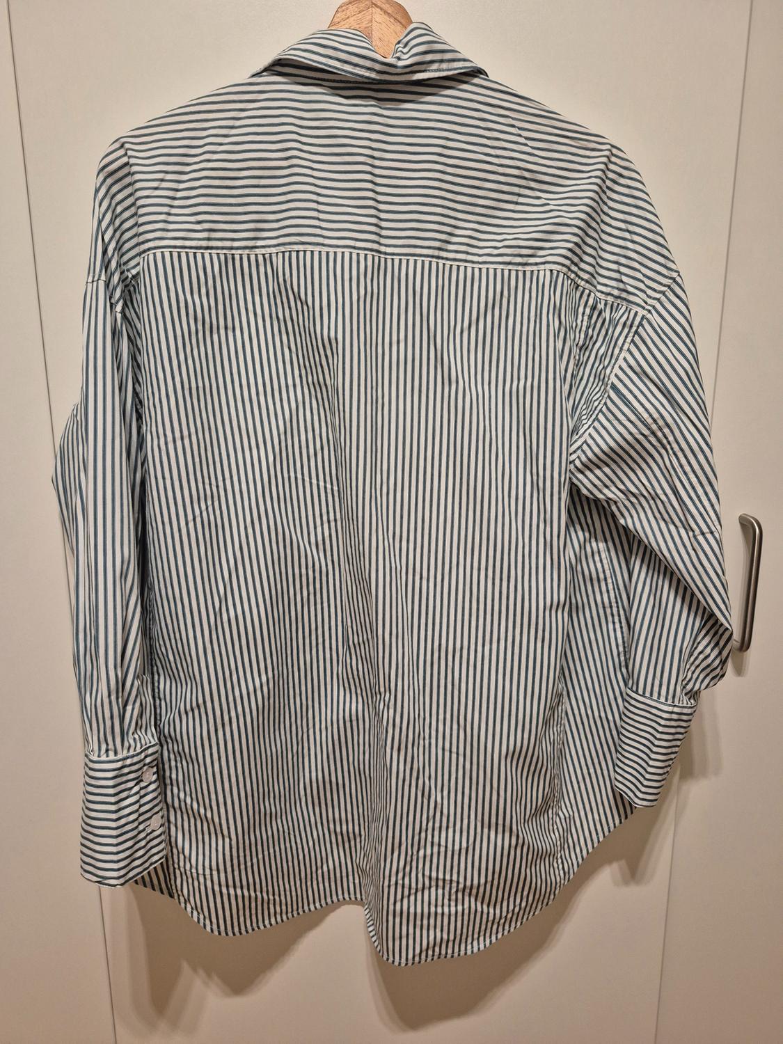 OVERSIZED STRIPED POPLIN SHIRT - Image 5