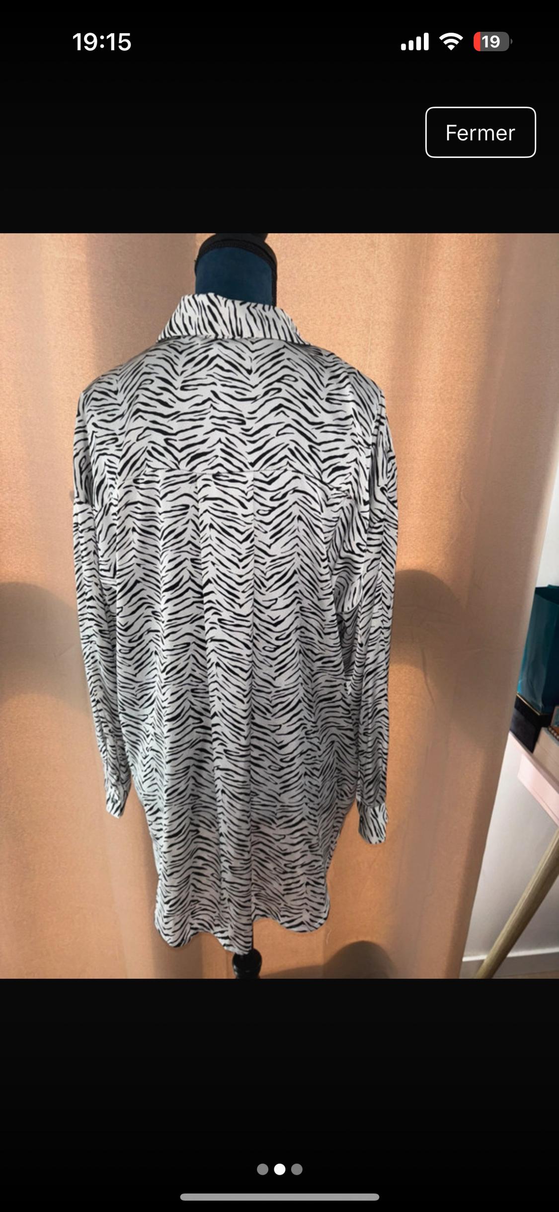 ΜΠΛΟΥΖΑ OVERSIZED ΜΕ ANIMAL PRINT - Image 2