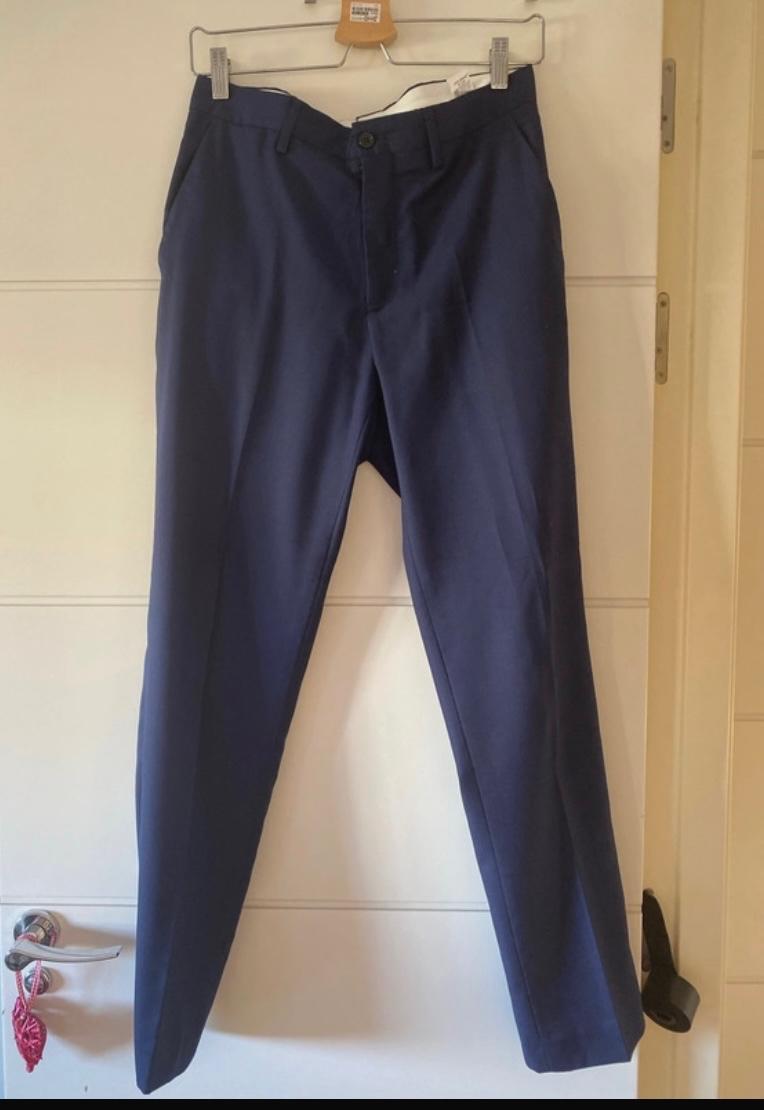 TEXTURED SUIT TROUSERS - Image 2