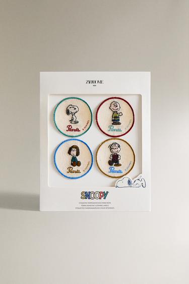 PACK OF CHILDREN'S PEANUTS™ PATCHES (PACK OF 4) - Cream by Zara - Image 4