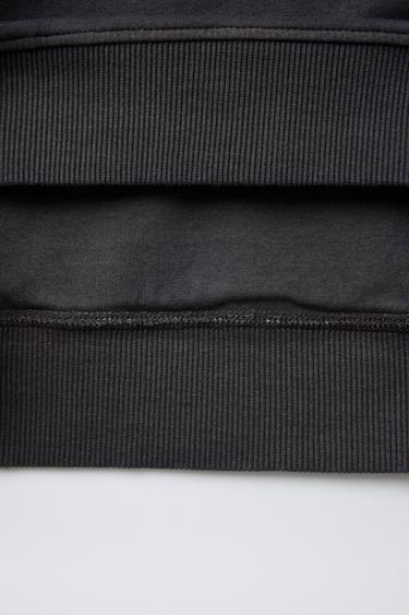 ENSEMBLE SWEAT-SHIRT ET PANTALON DE JOGGING INTERLOCK - Gris anthracite de Zara - Image 4