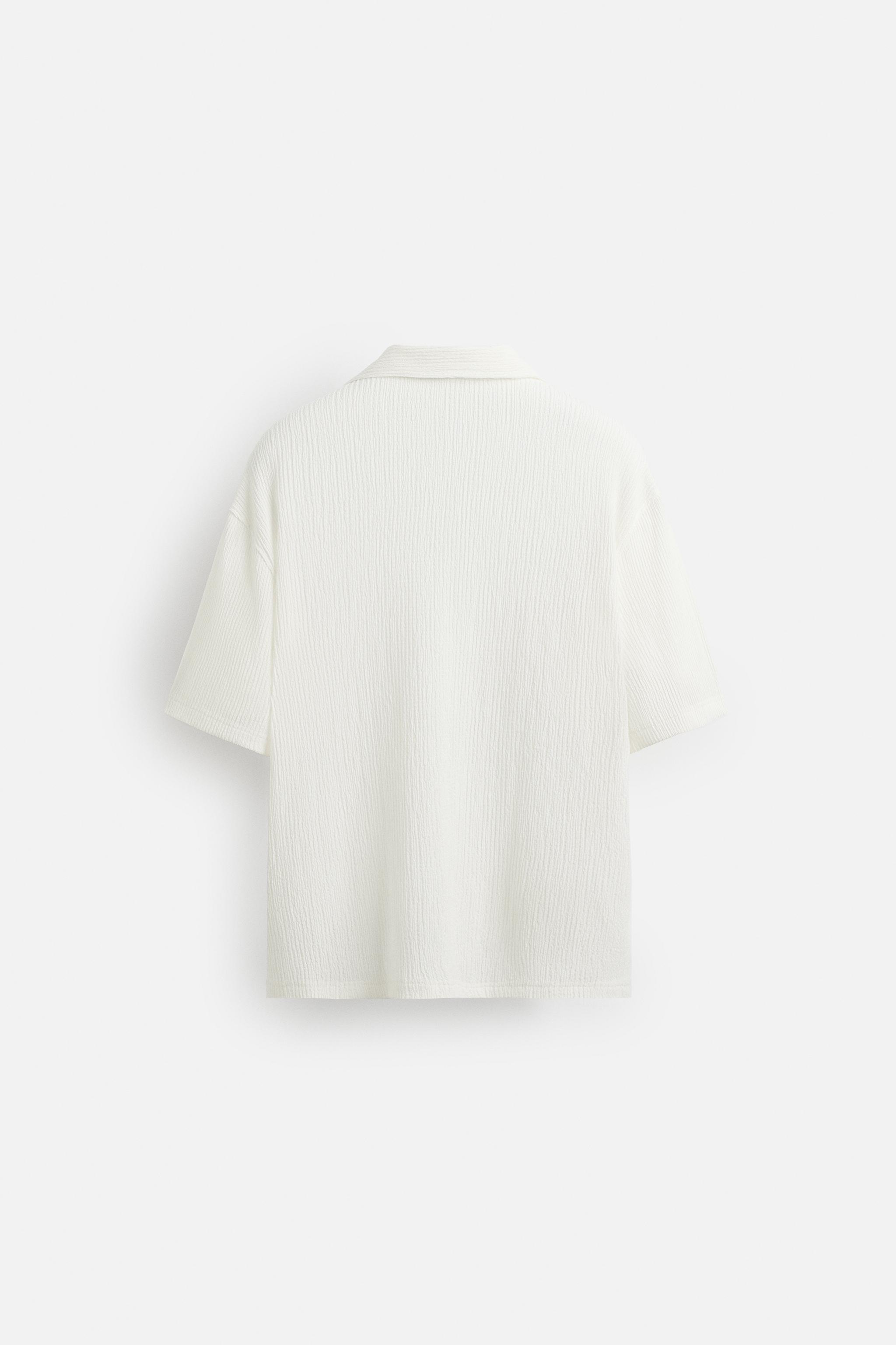 CHEMISE STRUCTURÉE EFFET FROISSÉ
