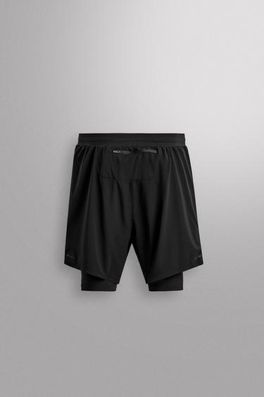 SHORT DE RUNNING 2 EN 1 - Noir de Zara - Image 7