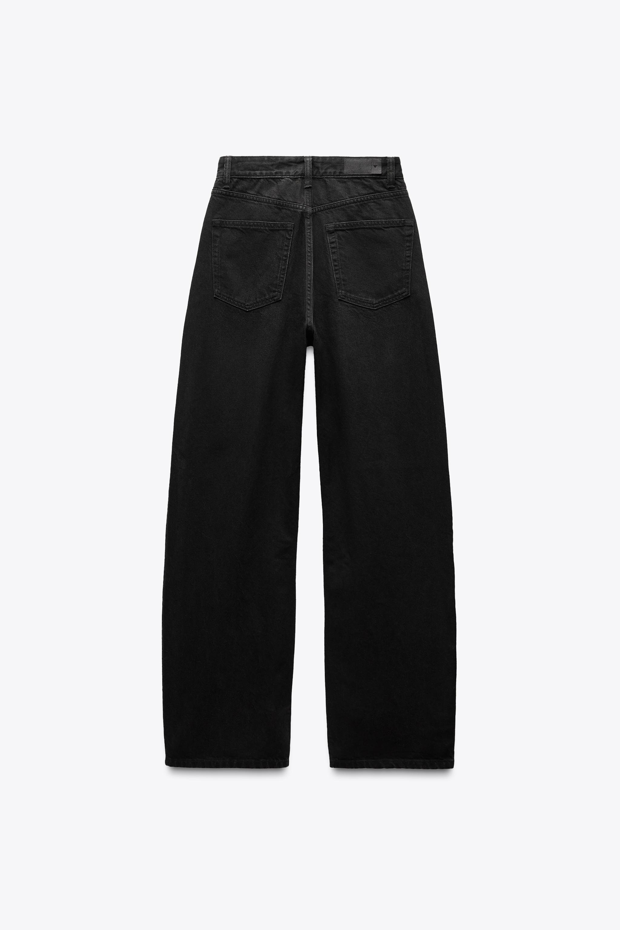TRF CURVED HIGH-WAIST JEANS - Blue | ZARA United States