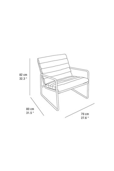 FAUTEUIL CUIR ET ACIER INOXYDABLE - Noir de Zara - Image 8