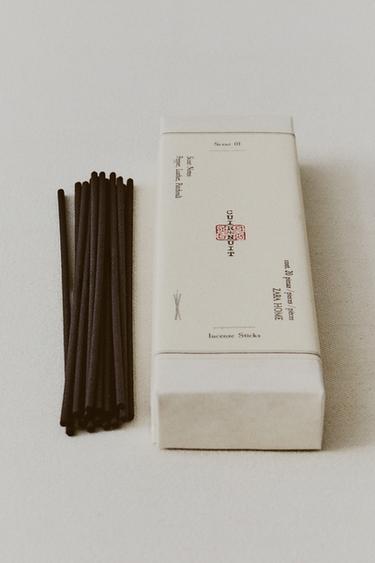 INCENSE BURNER WITH METAL TRAY - charcoal grey by Zara - Image 4