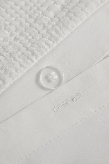 MUSLIN DUVET COVER - White by Zara