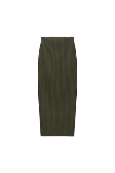 FALDA MIDI RIB