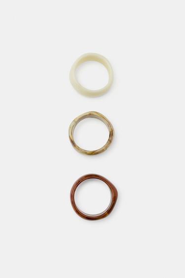 PACK PULSERAS RESINA - Crudo de Zara