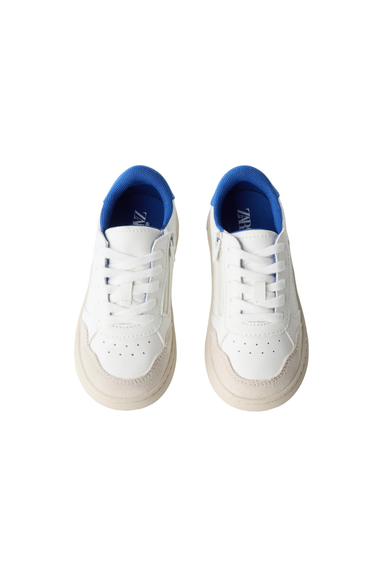 CONTRASTING SNEAKERS — White