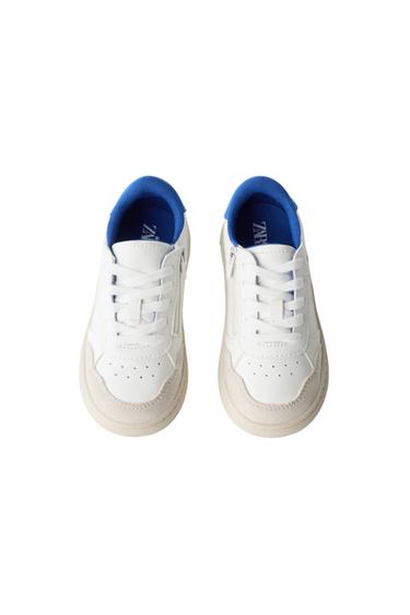 CONTRASTING SNEAKERS — White 2