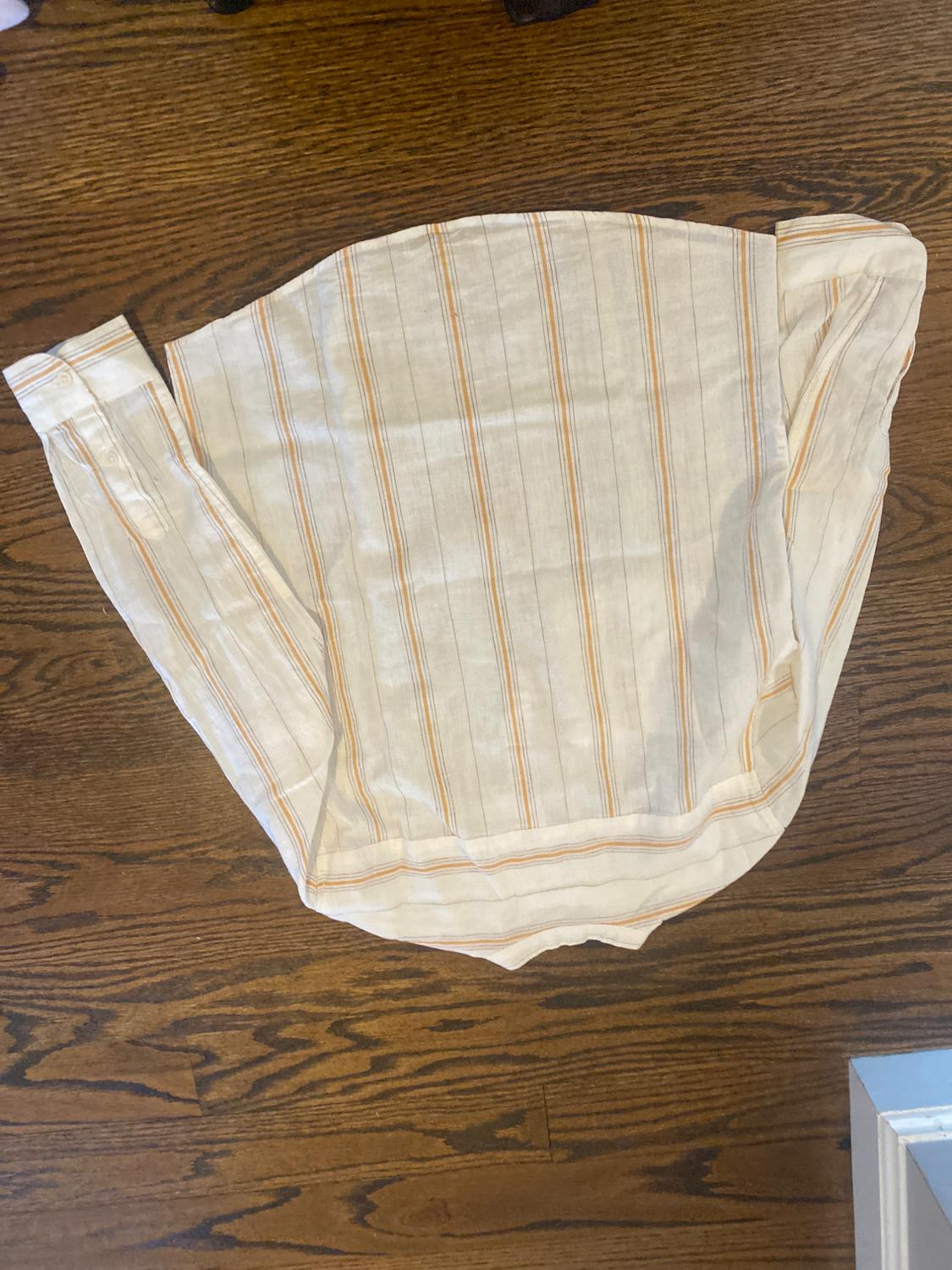 STRIPED LINEN BLEND SHIRT - Image 2