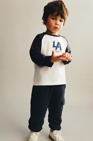 PANTALÓN JOGGER CARGO - Marino de Zara