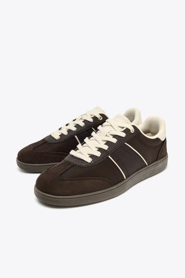 TRAINERS - Brown by Zara - Image 3