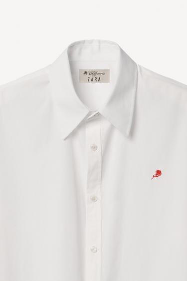 CHEMISE RELAXED FIT COTON WILLY CHAVARRIA X ZARA - Blanc de Zara - Image 2